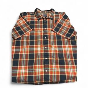 Patagonia Organic Cotton Plaid Short Sleeve Men’s Shirt Size XL #00162